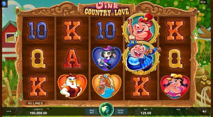 Oink Country Love Slot Review